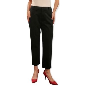 Kate Spade Womens Black Dress Pants Cropped Work Flat Front Pants Size 8